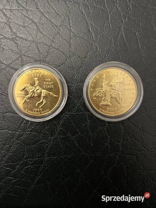 Dwie Złote monety Byków