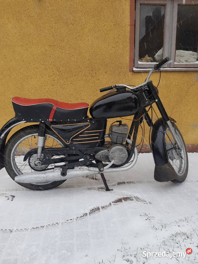 WSK 125 B1 z papierami Pierwoszyno