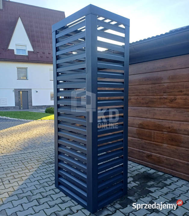 Osłona pompy ciepła 70x50x200 antracyt Zabudowa Chojnice