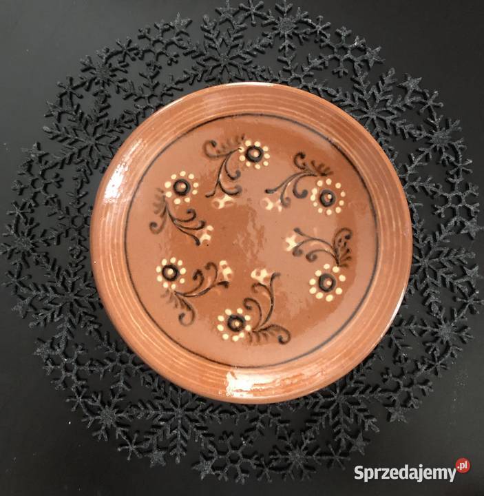 Talerze dekoracyjne Kamionka Łysa Góra 3 różne Porcelana i szkło Kraków