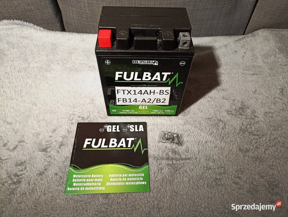 Nowy Akumulator Żelowy Fulbat 12V 14Ah 210A Części i akcesoria motocyklowe małopolskie Kraków