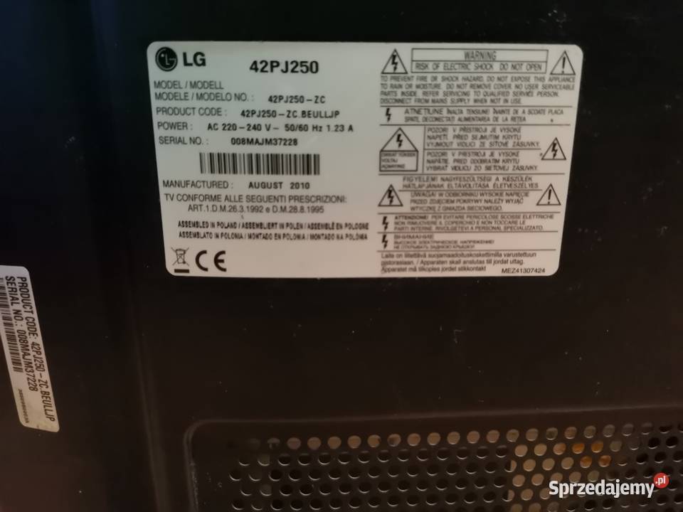 Telewizor LG 42 Cale 792388990 Telewizory pomorskie Kartuzy