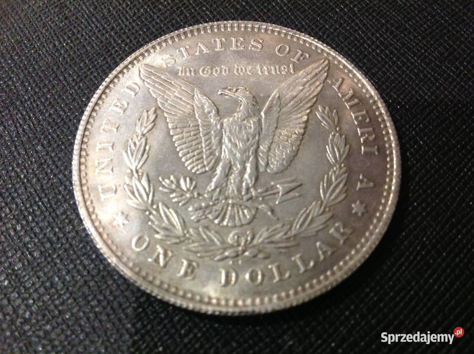 One Dollar 1881 r Destrukt Numizmatyka Nowa Sól sprzedam