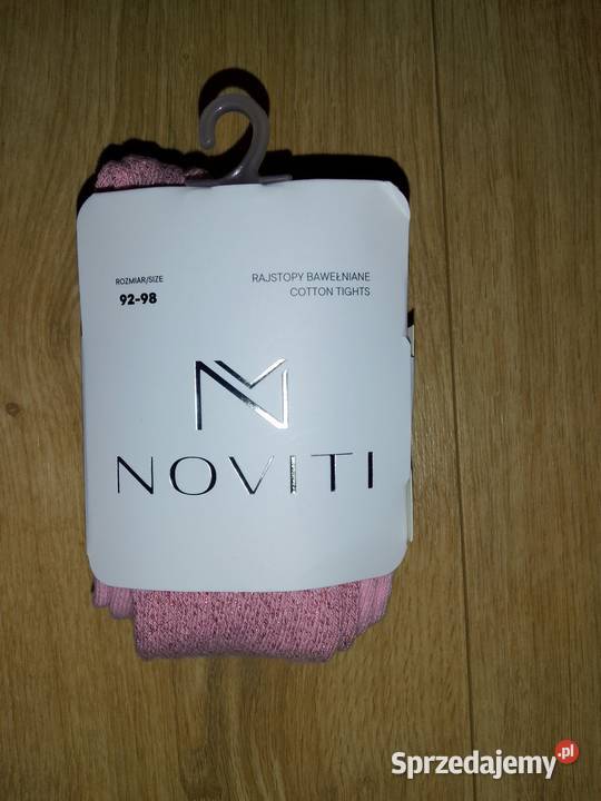 Rajstopy bawełniane prążek różowe rozmiar 9298