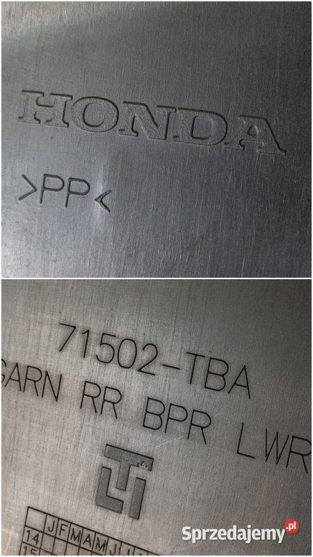 HONDA CIVIC SEDAN SPOJLER DOKŁADKA ZDERZAKA Pleszew