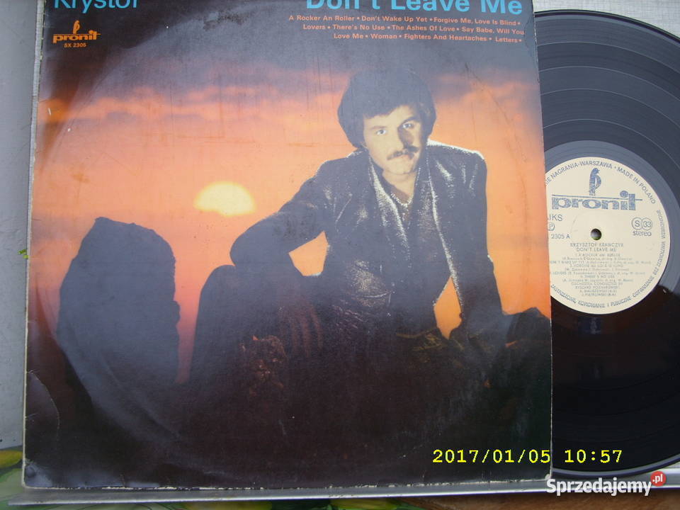 POP winyl LPKRZYSZTOF KRAWCZTK DONT LEAVE ME Wołów sprzedam