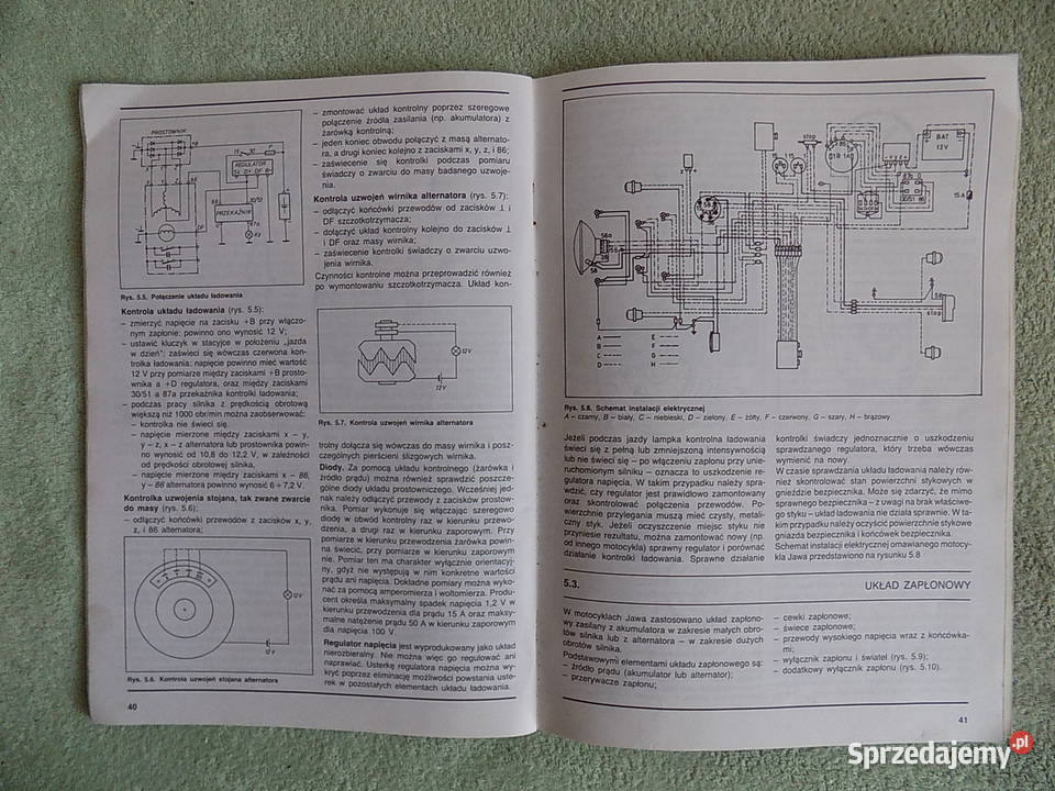 JAWA 350 książki 3 Andrychów