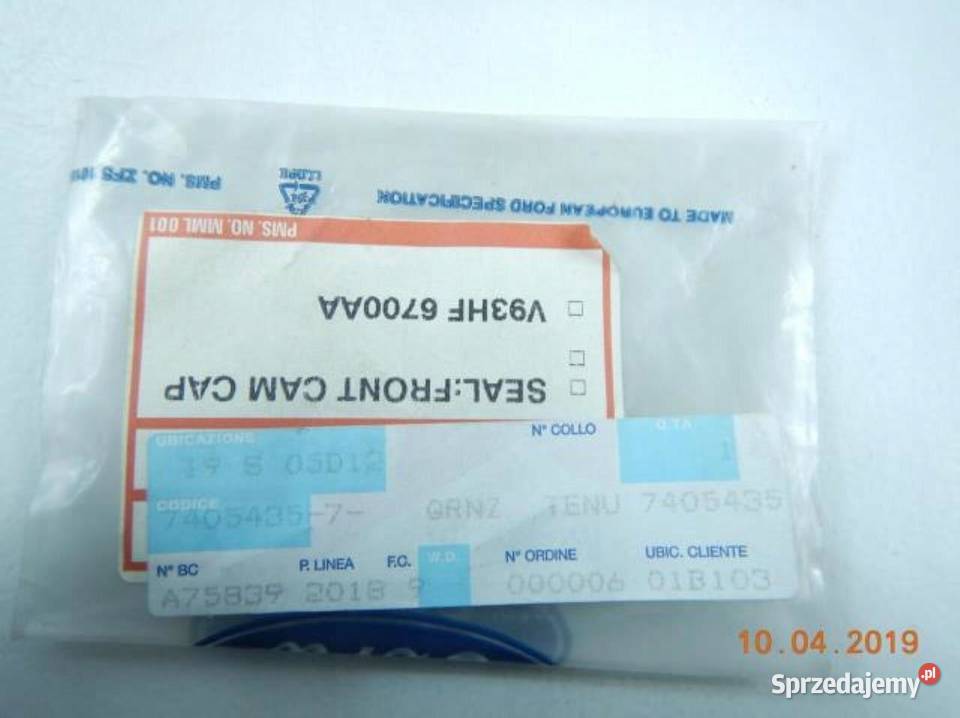 USZCZELKA WAŁKA ROZRZĄDU FORD ESCORT 9001 20 osobowe sprzedam