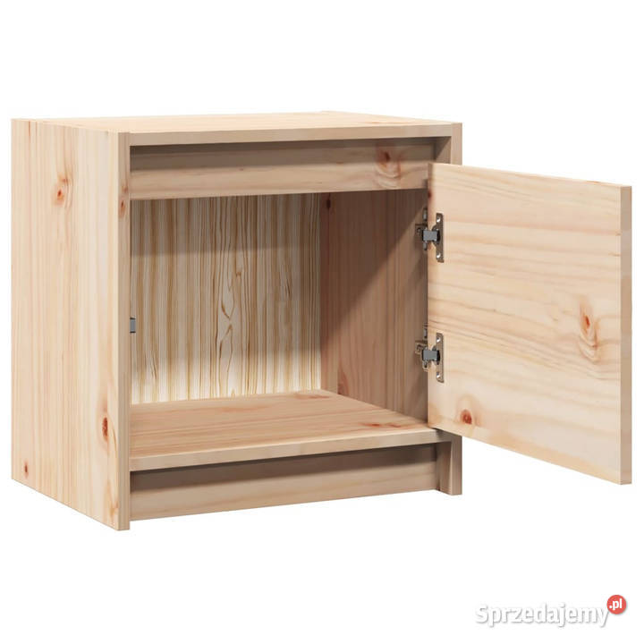 Szafki nocne 2 40x305x40 lite drewno sosnowe Warszawa