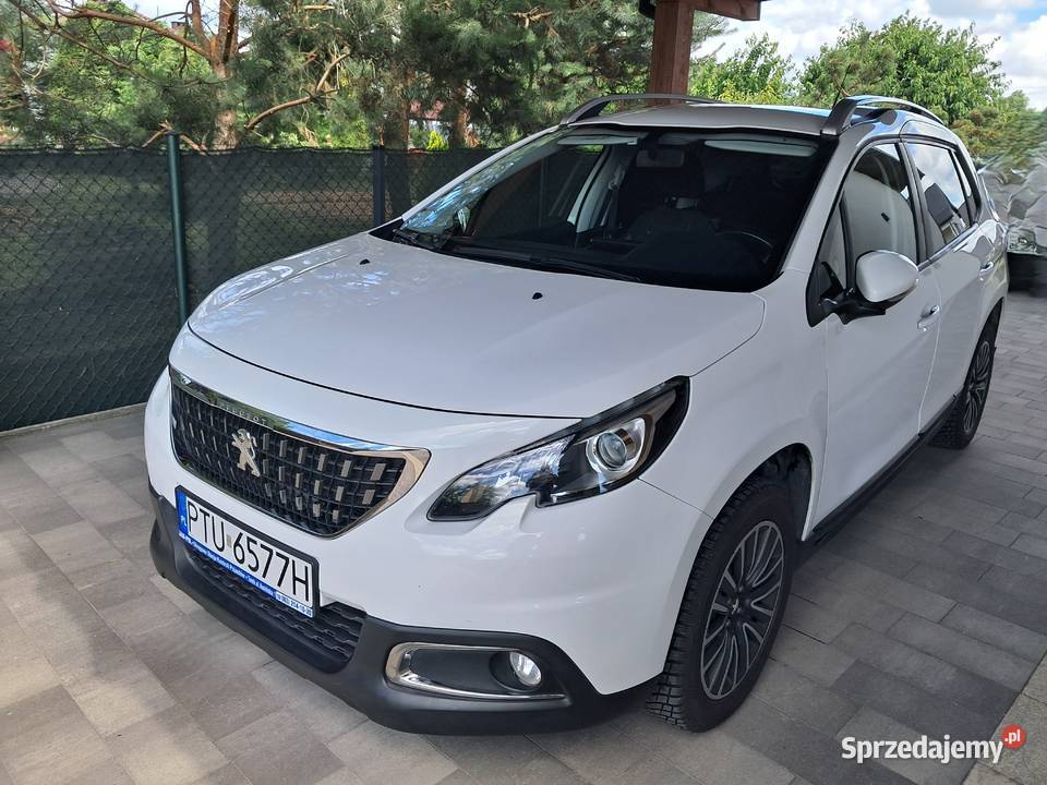 Peugeot 2008 15 blueHDI 2019 LED NAVI przyciemniane szyby 2008 wielkopolskie Słodków-Kolonia