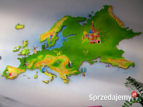 Mural malowany na ścianie graffiti reklama wielkopolskie Poznań sprzedam