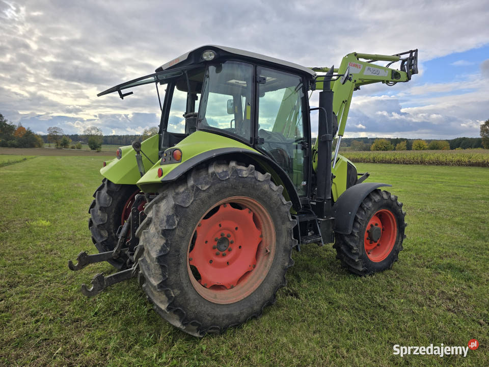 Ciągnik CLAAS Arion 410 z ładowaczem TUR FL100 Jedwabne