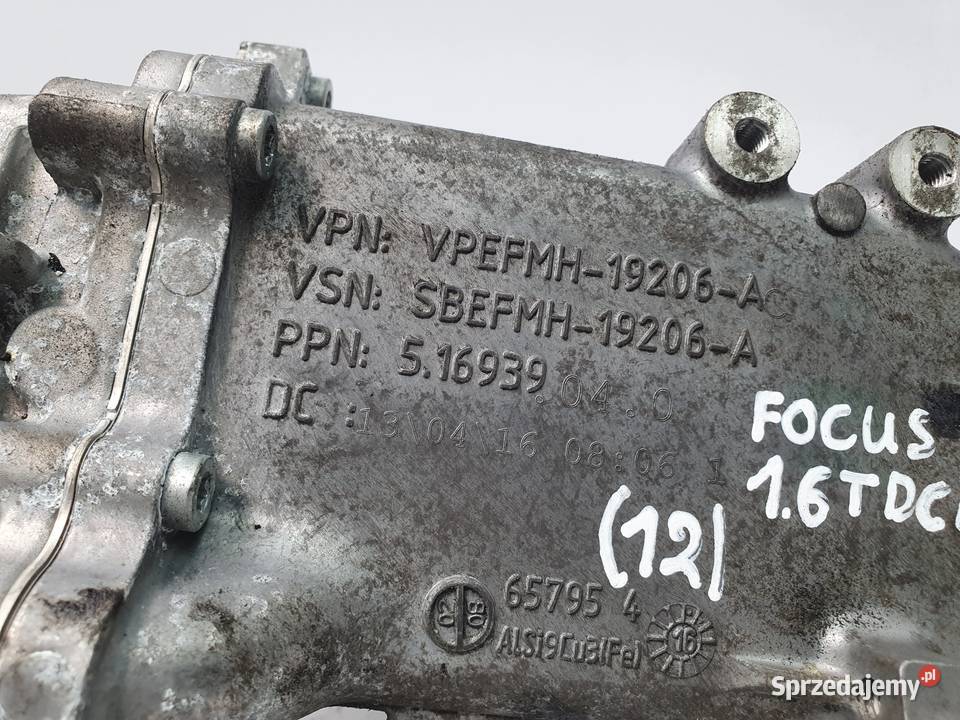 CHŁODNICA SPALIN EGR Ford Fiesta MK7 VII 15 TDCI Chełm