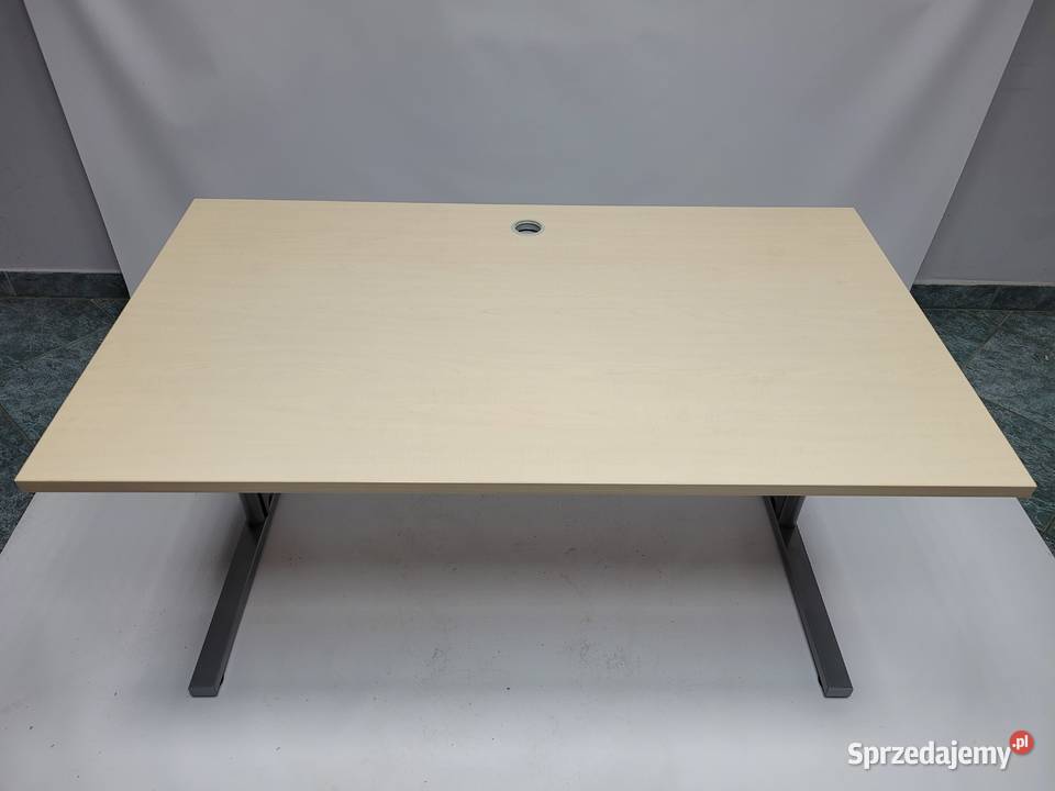 Biurko proste Maro 140x80 brzoza polarna duża Poznań