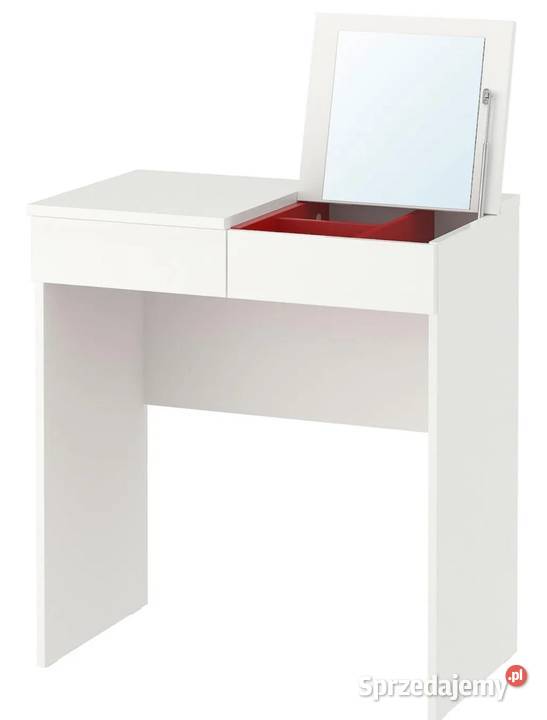 Toaletka Ikea Brimnes biała z lusterkiem 70x42 Dom i Ogród Warszawa