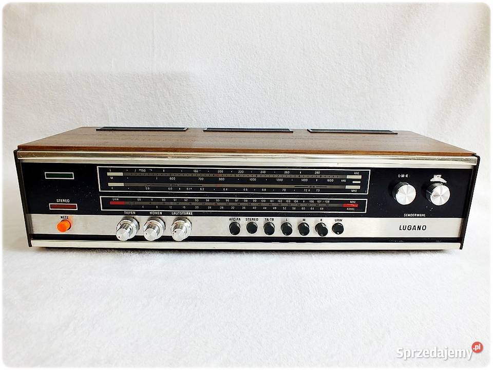 Stare Radio Amplituner LUGANO Stereo z lat Żary