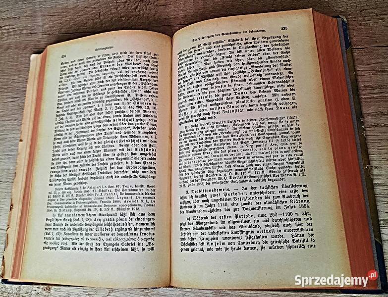 Lehrnbuch der Dogmatik w j niemieckim gotyckim Ostrów Wielkopolski