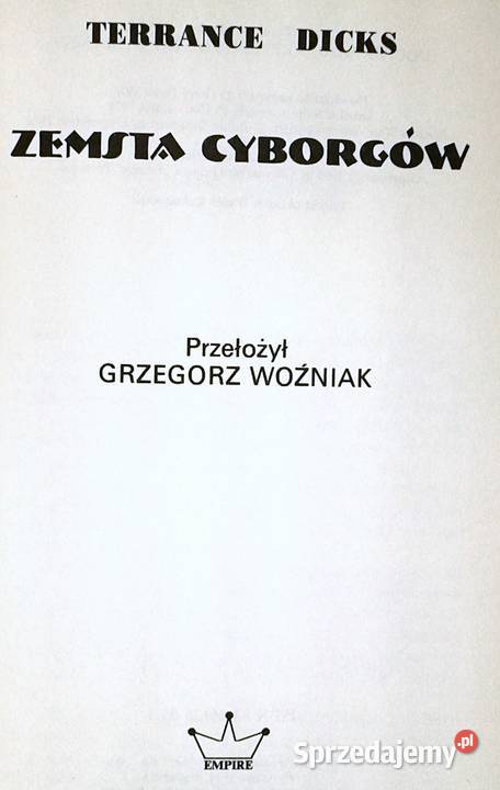 Zemsta cyborgów Terrance Dicks Chełm sprzedam