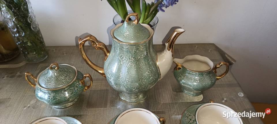 Stara porcelana Chodzież serwis kawowy Nysa