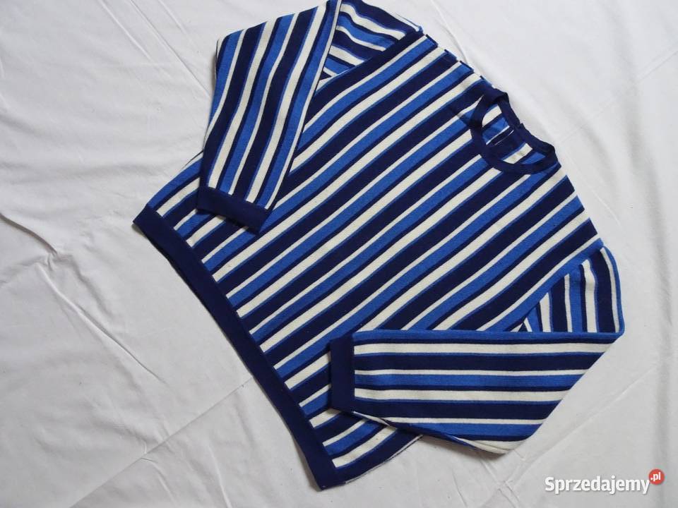 Super Sweter z wełna Pasy vintage 38 40 Nowy Sącz sprzedam
