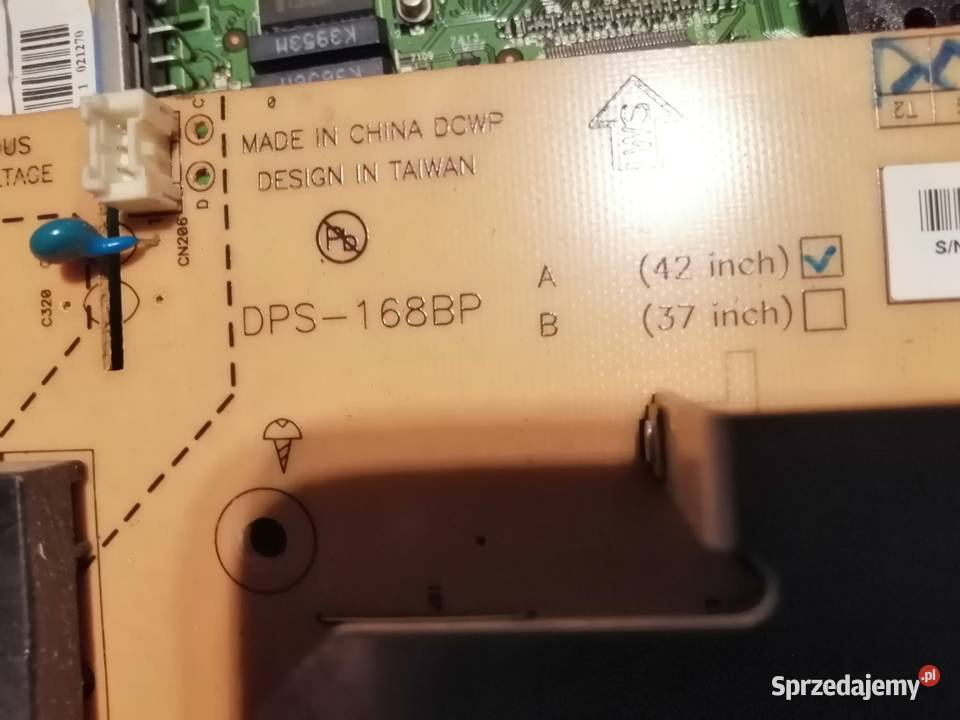 Philips 42PFL3312 Płyta główna ZasilaczTcon 42cale Bydgoszcz