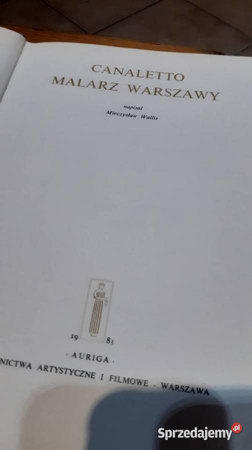 Książka Canaletto Malarz Warszawy lubelskie Janów Lubelski