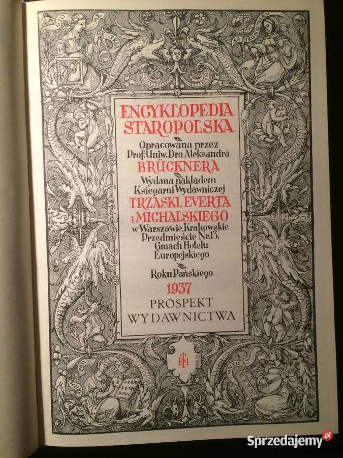 2762 Encyklopedia Staropolska Szczecin sprzedam