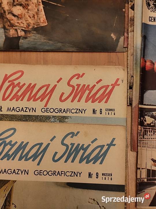 Czasopisma POZNAJ ŚWIAT lata 6578 Sosnowiec sprzedam