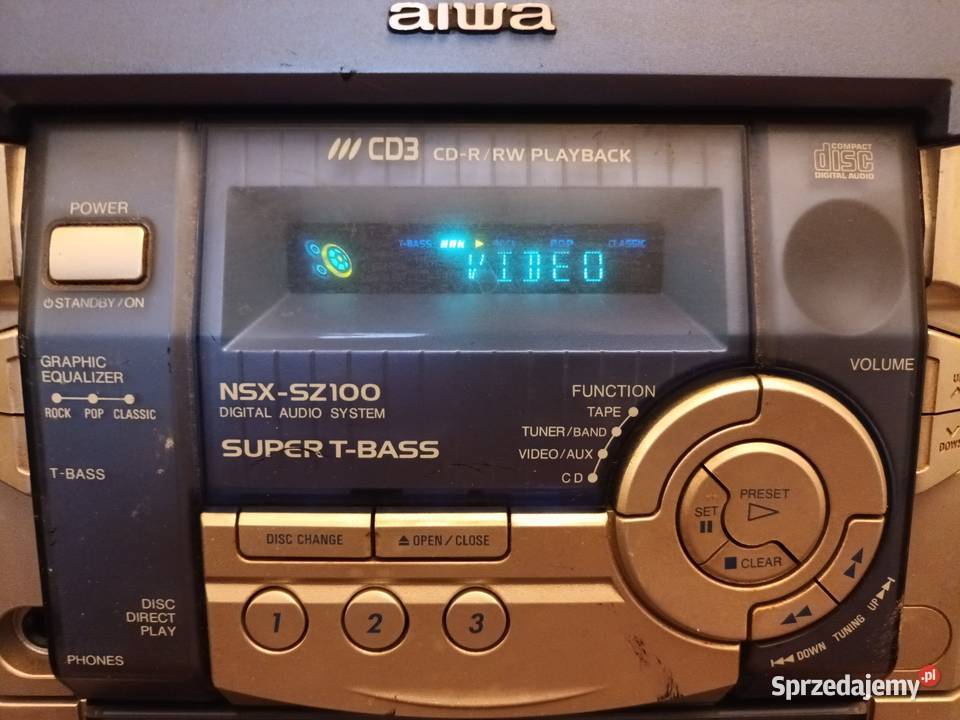 Aiwa NSX2100 plus głośniki stereo 88108 FM 40 Tychy