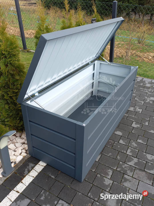 Skrzynia ogrodowa metalowa kufer 150x60x70 Przasnysz