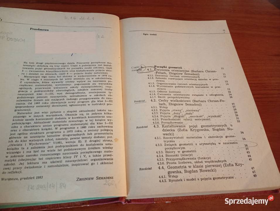 Nauczanie początkowe matematyki podręcznik