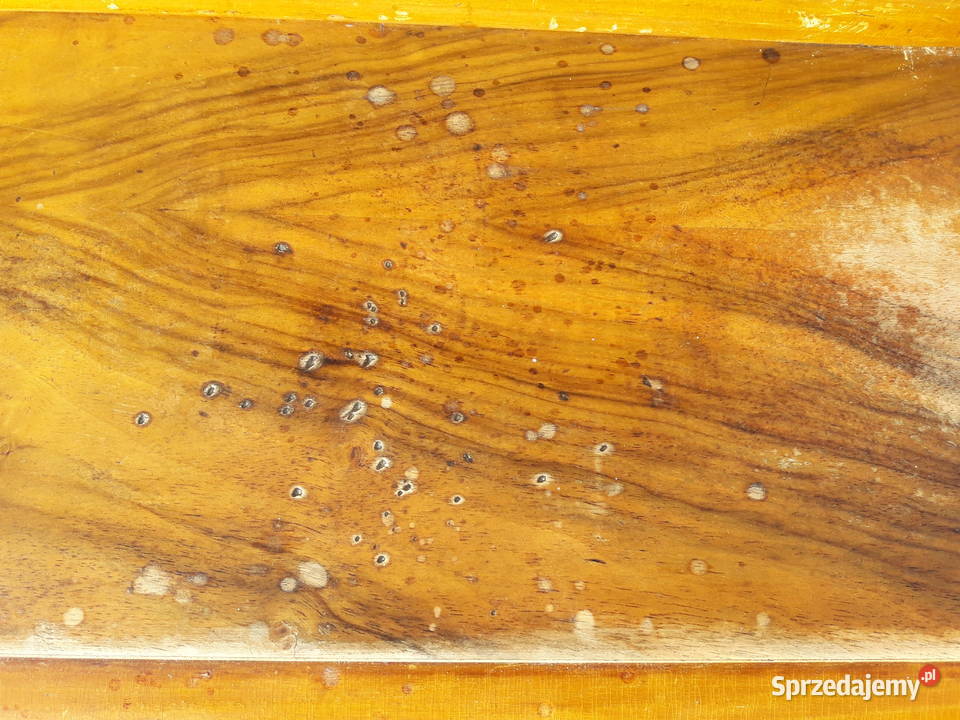 Witryna serwantka Art Deco PRL orzech lata 5060 Meble Gdynia