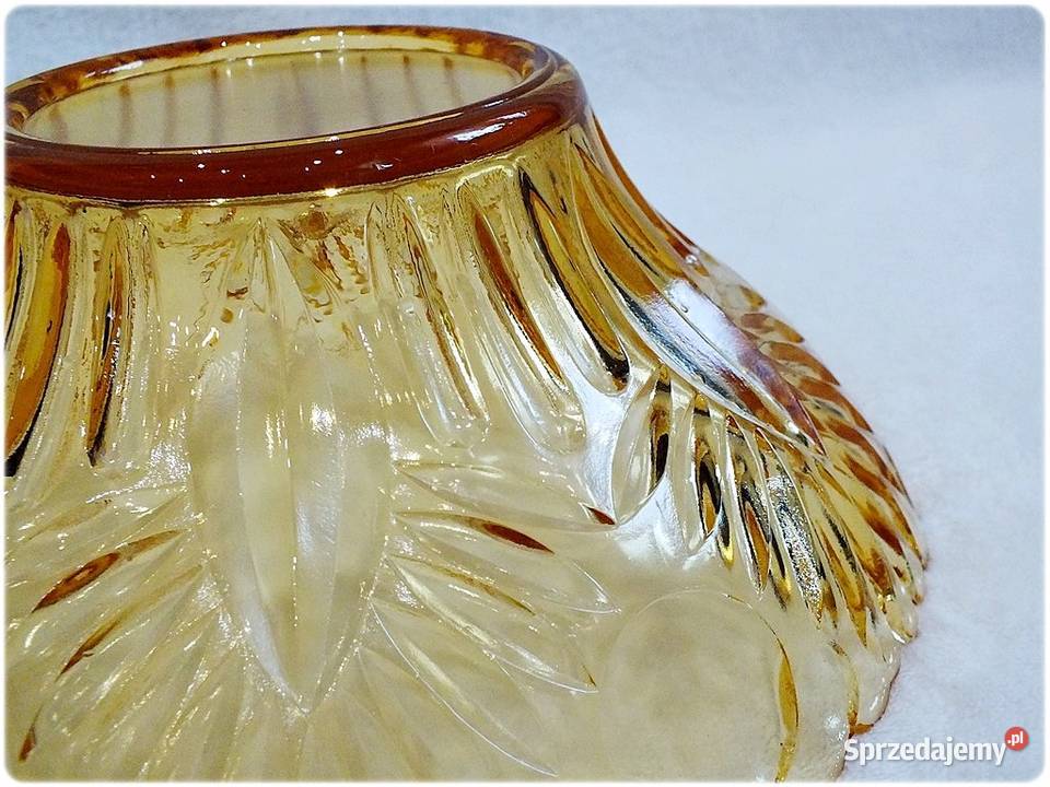 Stara Patera Misa szklana Salatera Carnival Żary