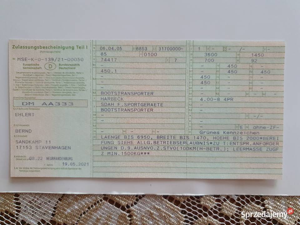 Ponton Lodestar 430 Truskolas sprzedam