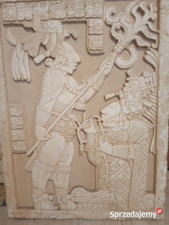 Duża płaskorzeźba Majów Replika Wrocław sprzedam