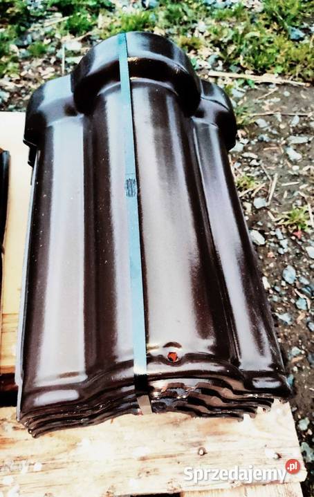 Dachówki skrajne Roben Piemont kolor Brąz połysk Środa Śląska