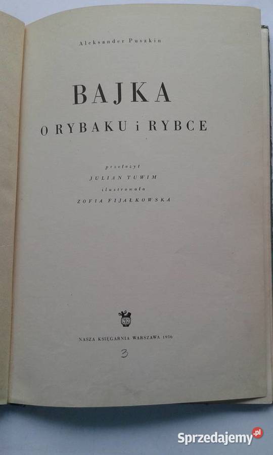 Bajka o rybaku i rybce Aleksander Puszkin Gdynia