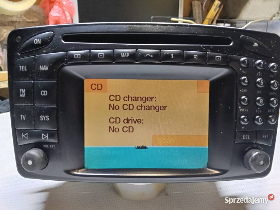 Mercedes w203 w209 radio nawigacja CD Nawigacje GPS Drążdżewo Nowe
