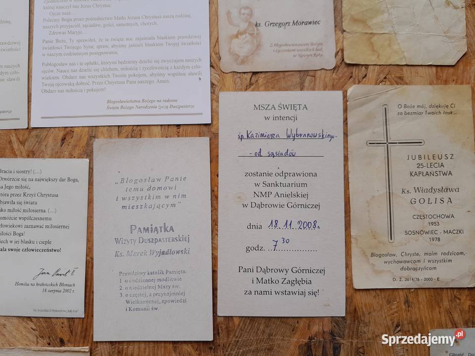 Stare obrazki święte kolędowe dewocjonalia Pozostałe Dąbrowa Górnicza