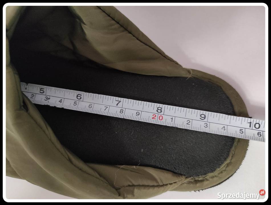 Oliwkowe kapcie klapki 4041 mało używane inna mazowieckie Płock