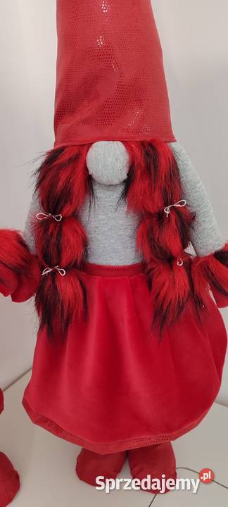 Skrzaty świąteczne para czerwony siwy pomorskie Lipnica sprzedam