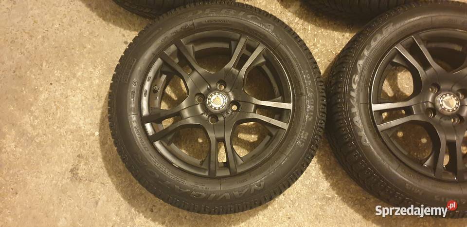 Komplet kół 15 4x100 alu felgiopony
