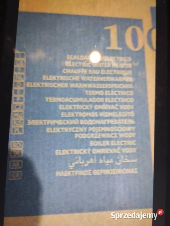 Sprzedam bojler elektryczny pionowy 100l biały Puszczew sprzedam