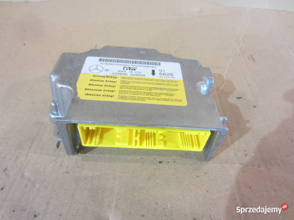 Moduł sensor airbag A1698206626 mercedes a klasa Szczecin sprzedam