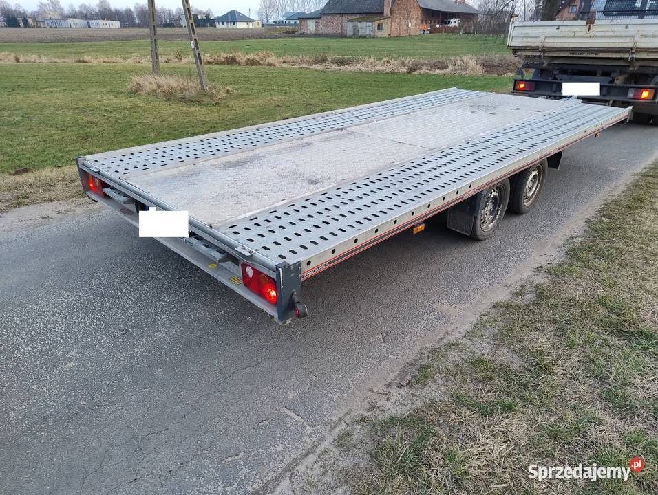 laweta samochodowa 5m dluga 3000 dmc wielkopolskie sprzedam