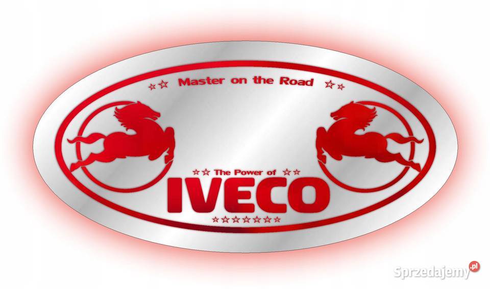 Lustro LED IVECO 24v TIR podświetlane świecące
