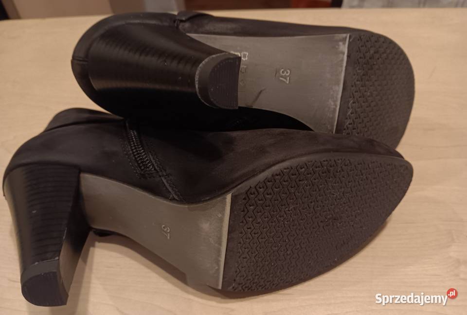 Botki Damskie Solo Femme Czarne Opole