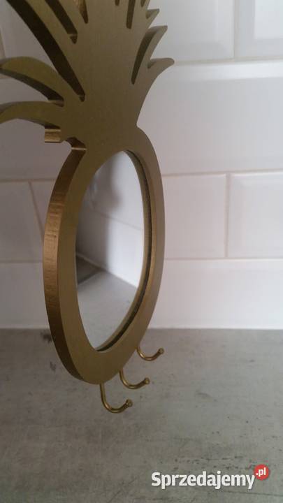 Lustro wieszak ananas designerskie dodatek Warszawa sprzedam