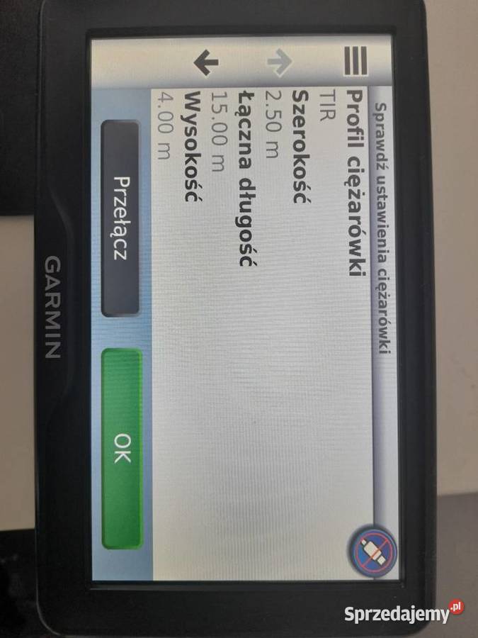Nawigacja samochodowa Garmin Dezl 760 Tir Elektronika Sławków sprzedam