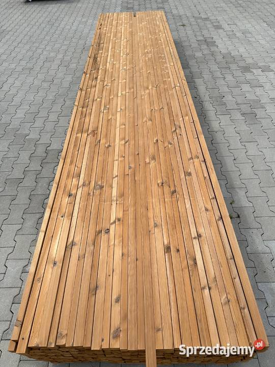 Deska elewacyjna thermo termo sosna lamela Prusice
